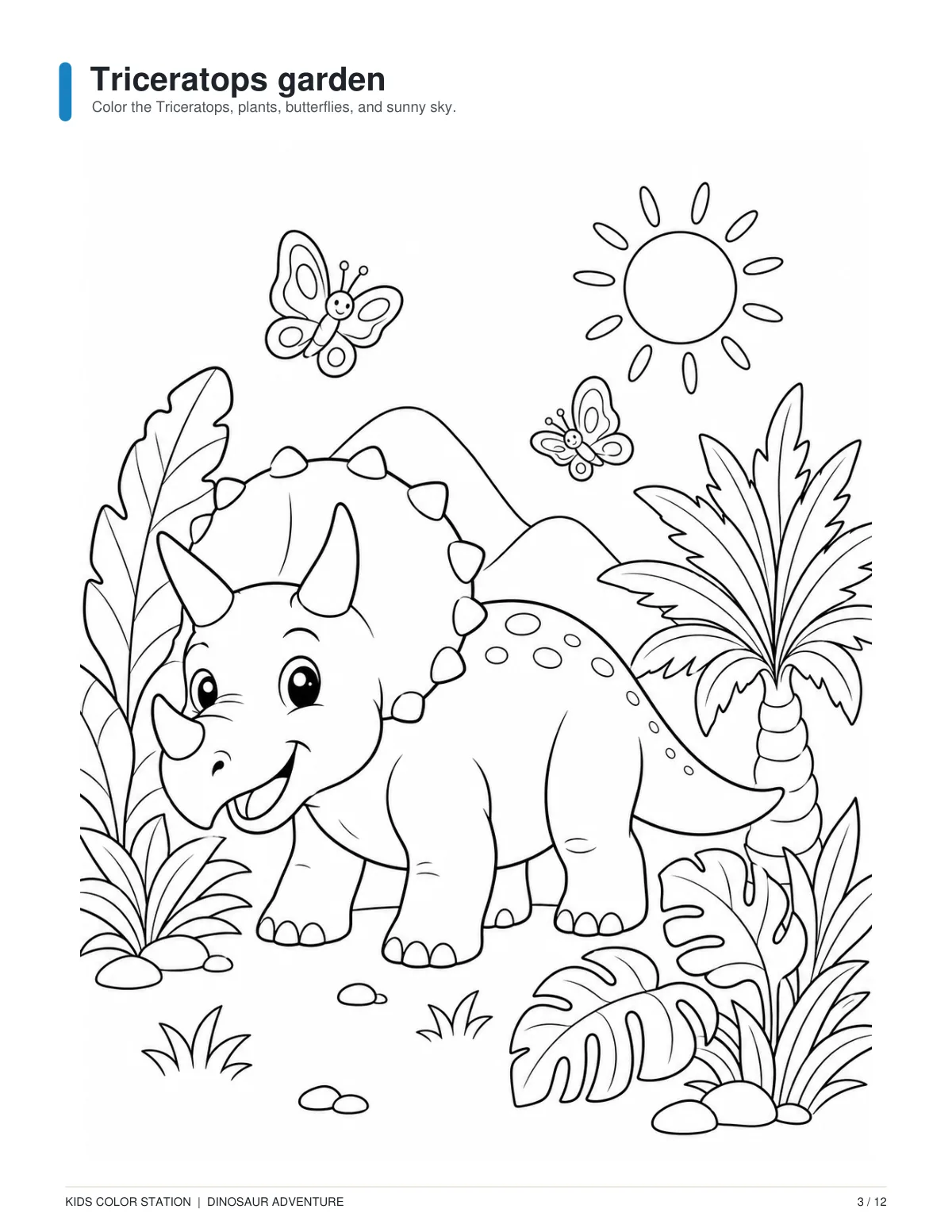 Triceratops garden — page 3 of 12