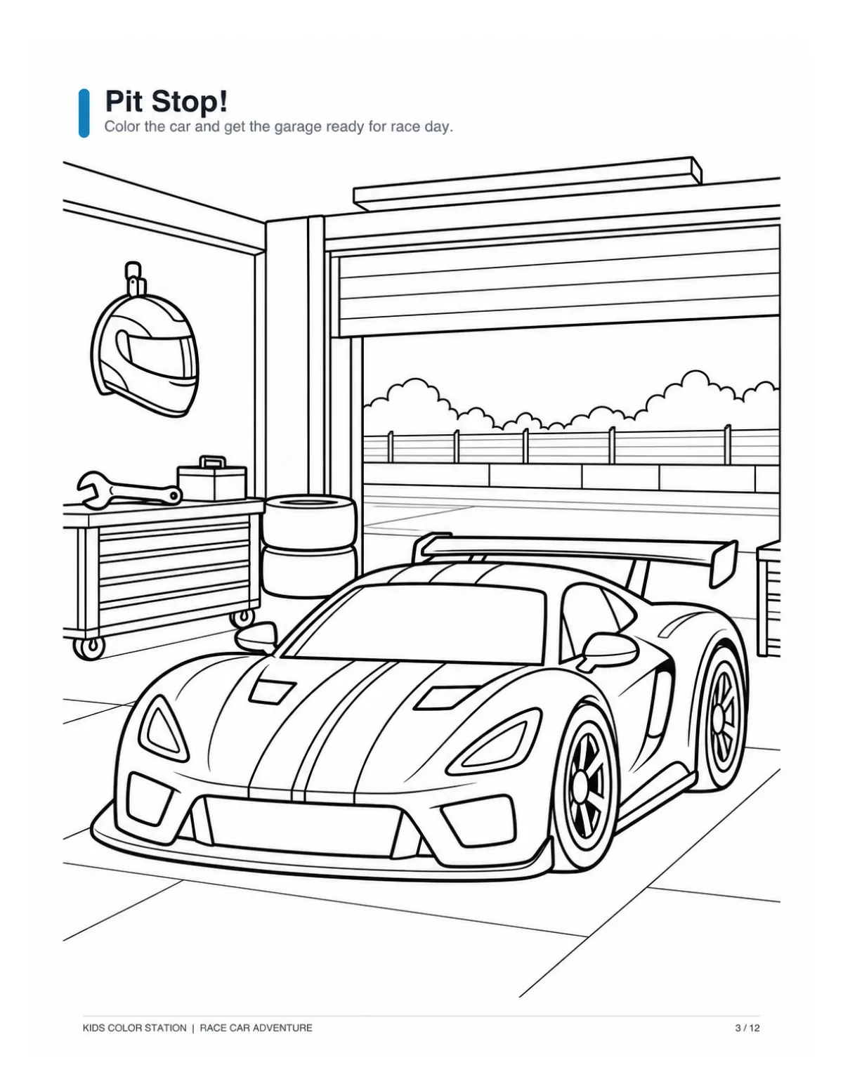 Pit stop — page 3 of 12