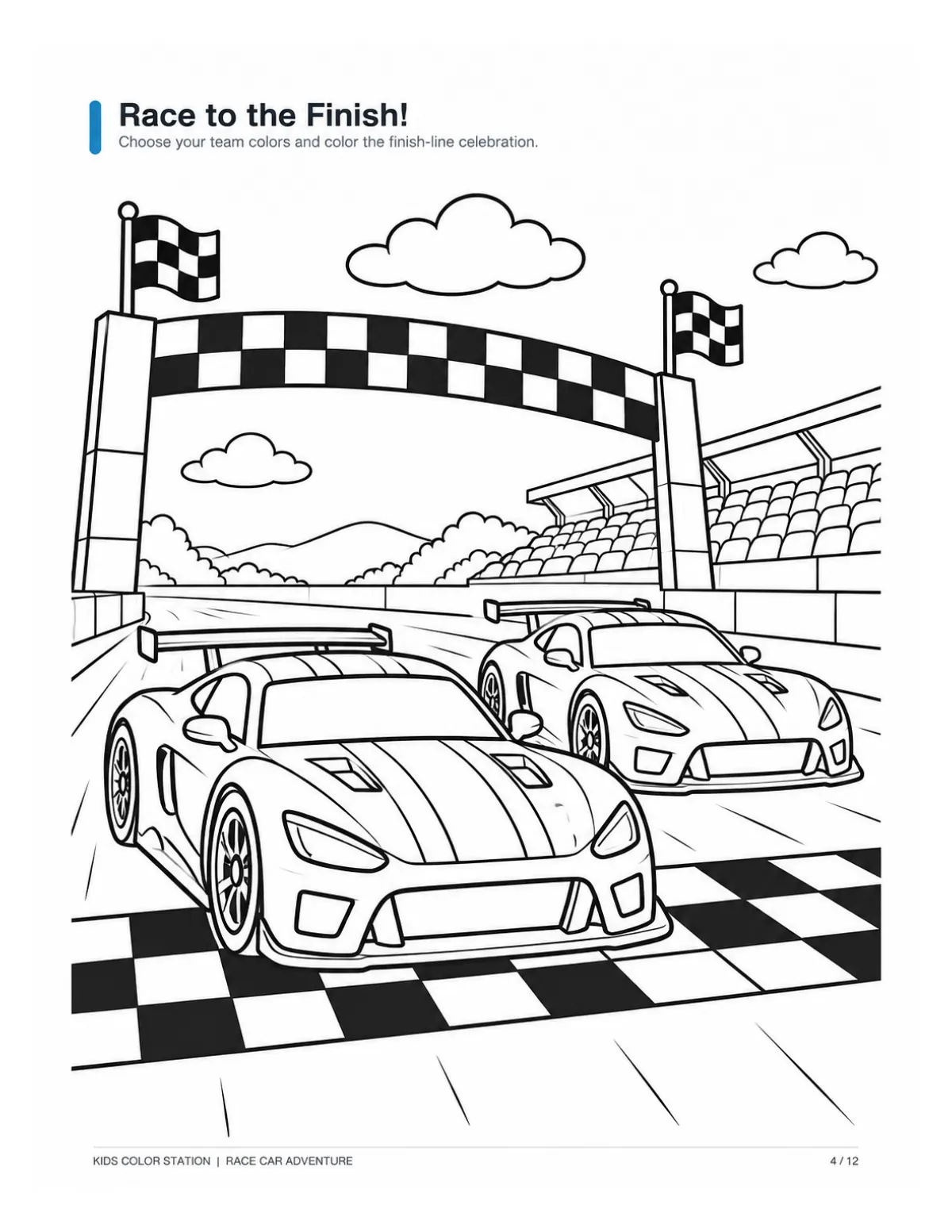Race to the finish — page 4 of 12
