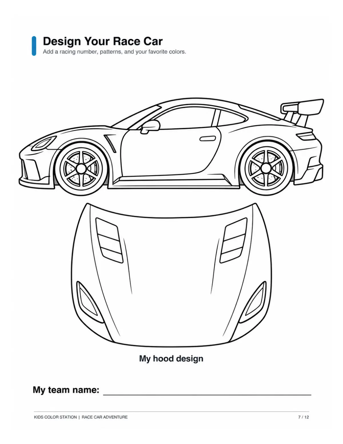Design your race car — page 7 of 12