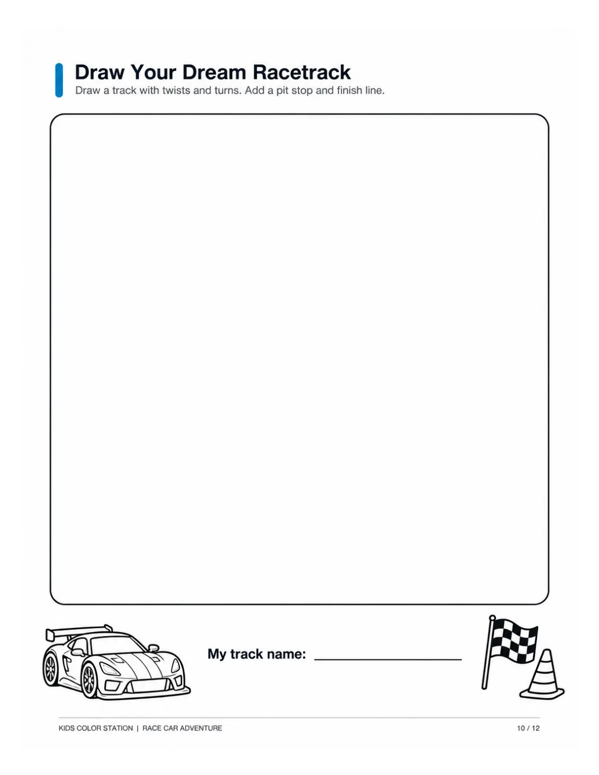 Draw your dream racetrack — page 10 of 12
